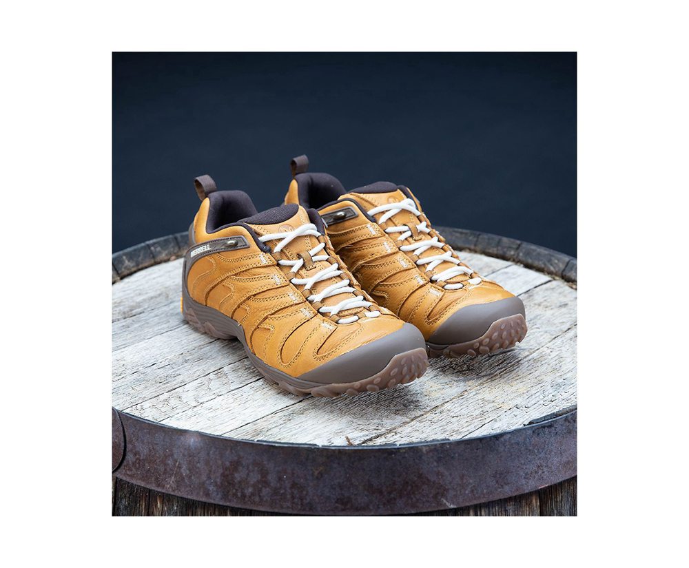 Merrell Sneakers Brown - Cham 7 Slam Luna Leather - Mens 72WGPZTCR